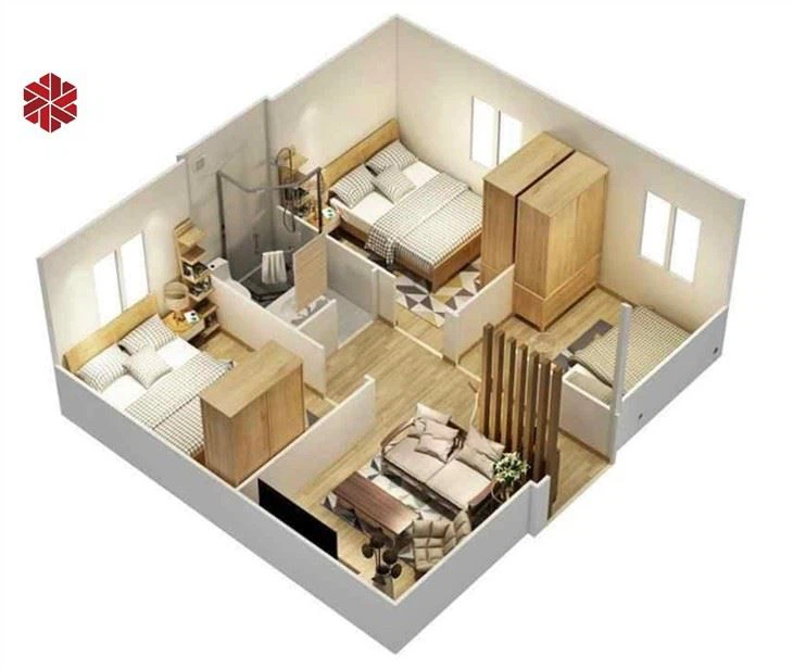 Expandable Container Cabin